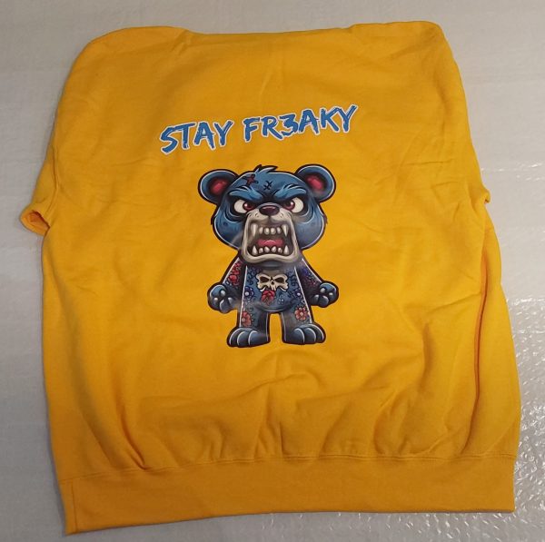 Tat Bear Hoodie gold / yellow Large