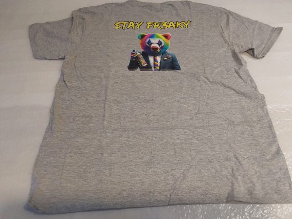 Grey with Smart Graffiti T-shirt  Large